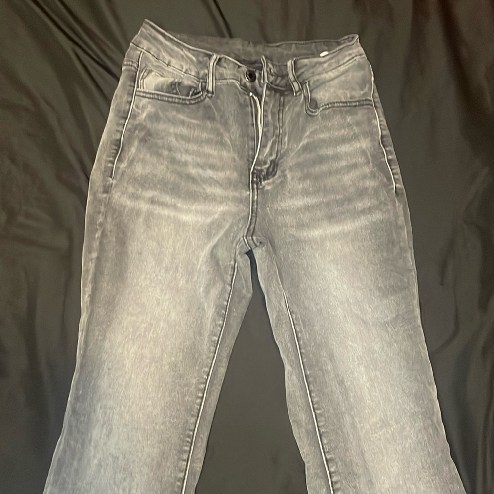 Dark Gray Bootcut Jeans